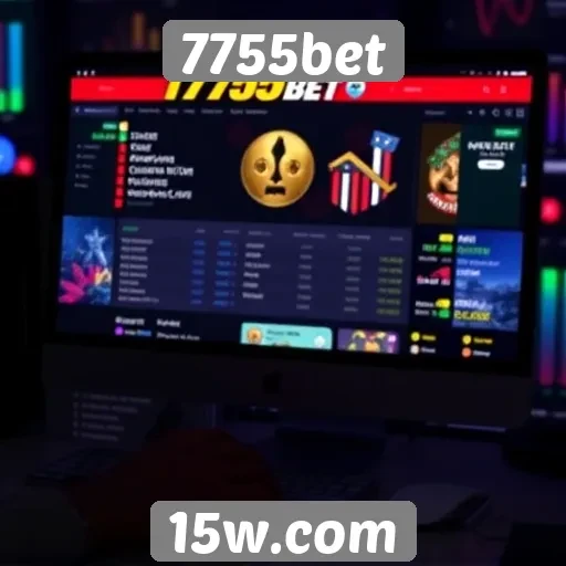 Métricas de desempenho do site 7755bet